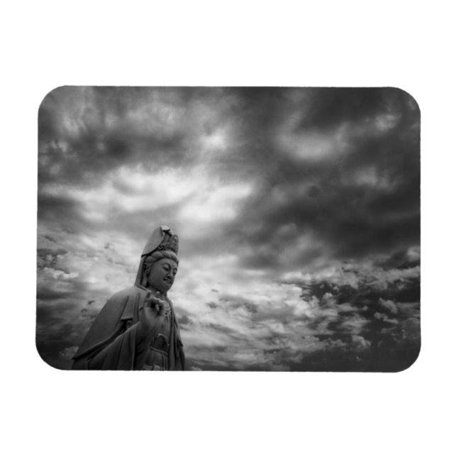 Íman Kuan Yin Statue Fine Art Fotografia (Horizontal)
