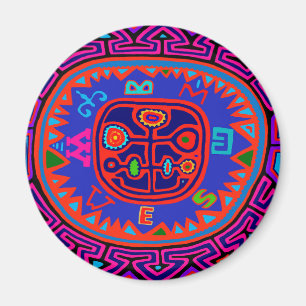 Íman Kuna Indian Mola Compass