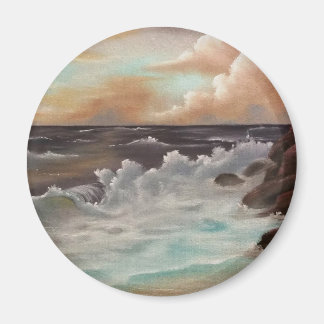 Íman Kunstmalerei "Meeresrauschen" Bob Ross