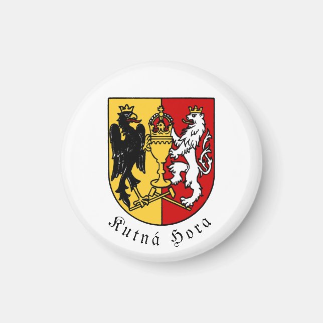 Íman Kutná Hora casaco de armas, República Checa (Frente)