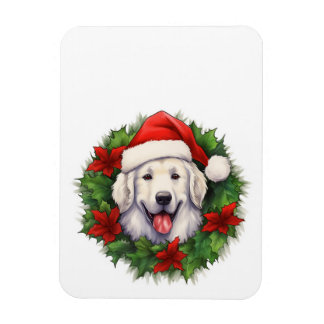 Íman Kuvasz Christmas Wreath