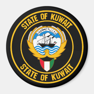 Íman Kuwait Round Emblem