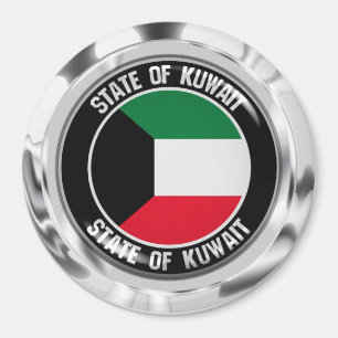 Íman Kuwait Round Emblem
