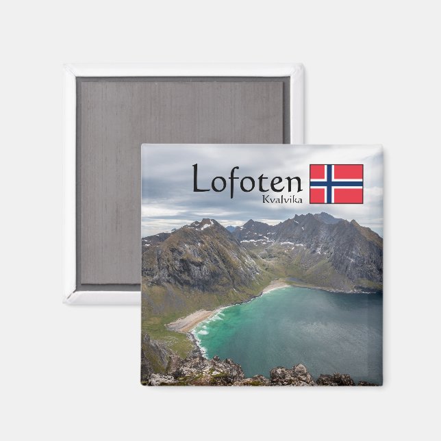 Íman Kvalvika Lofoten Noruega (Front/Back)