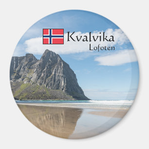Íman Kvalvika Lofoten Noruega