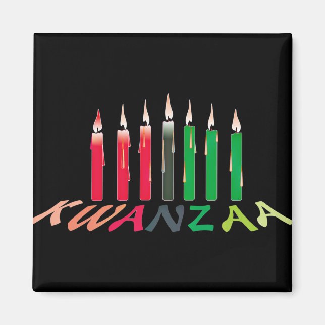 Íman Kwanzaa Candles (Frente)