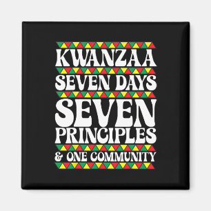 Íman Kwanzaa Sete Dias Sete Princípios Uma Comunidade