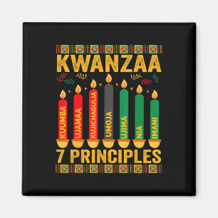 Íman Kwanzaa Sete Princípios Vela Homens Mulheres Kwanz