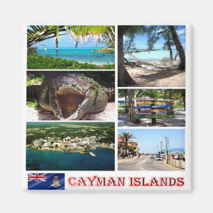 Íman KY - Ilhas Cayman - Colagem Mosaica