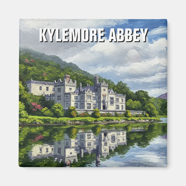 Íman Kylemore Abbey Ireland Viagem (Frente)