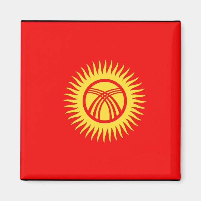 Íman Kyrghyzstan Flag (Frente)