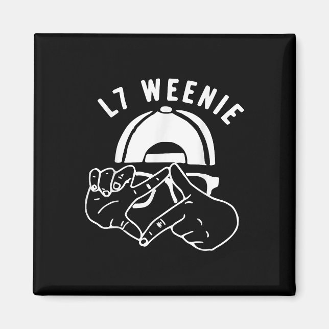 Íman L7 Weenie Baseball Softball Roupa (Frente)