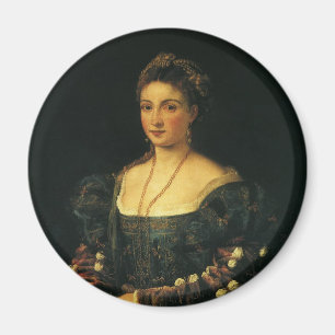 Íman La Bella, Duquesa de Urbino por Ticiano