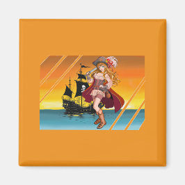 Íman La belle corsaire en couleurs.