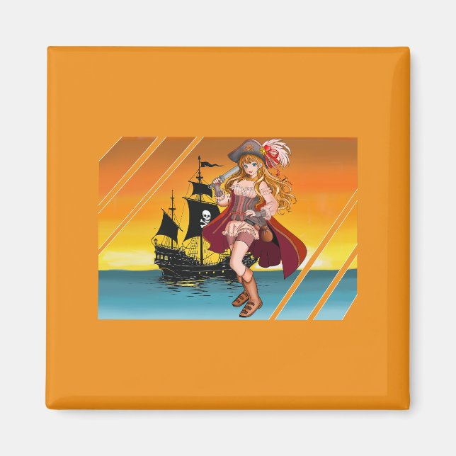 Íman La belle corsaire en couleurs. (Frente)