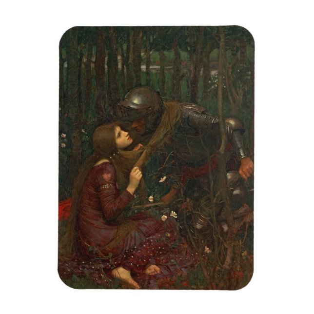 Íman La Belle Dame Sans Merci, 1893 (petróleo na canvas (Vertical)