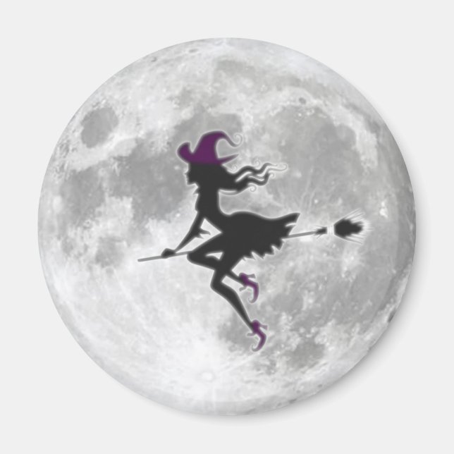 Íman La belle sorcière devant la lune (Frente)