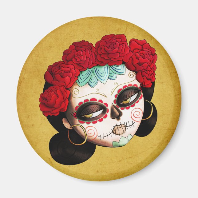 Íman La Catrina - Dia de Los Muertos Girl (Frente)