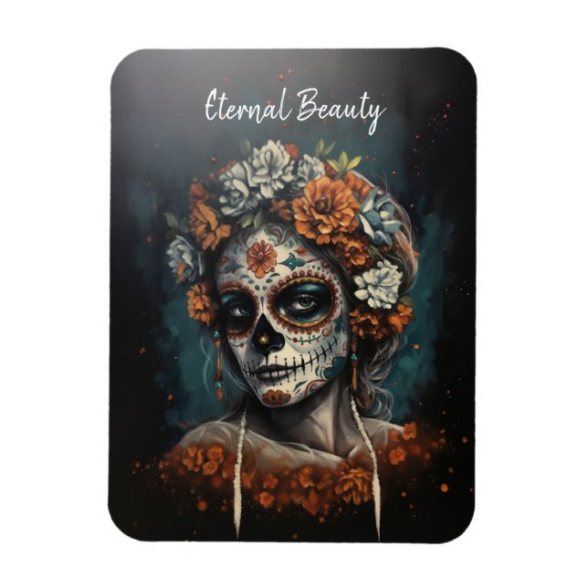 Íman La Catrina Espírito Eterno Dia dos Mortos (Vertical)