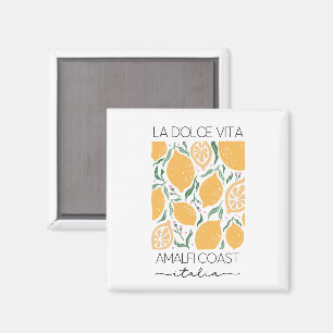 Íman La Dolce Vita Amalfi Coast Itália Lemons Viagem