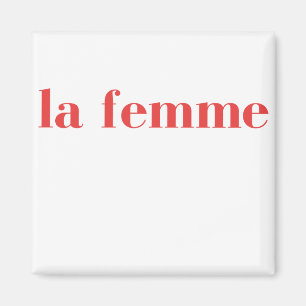 Íman La Femme, La Femme T-shirt, Feminista