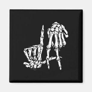 Íman La Hand Sinal Lazy DIY Halloween Costume Skeleton 