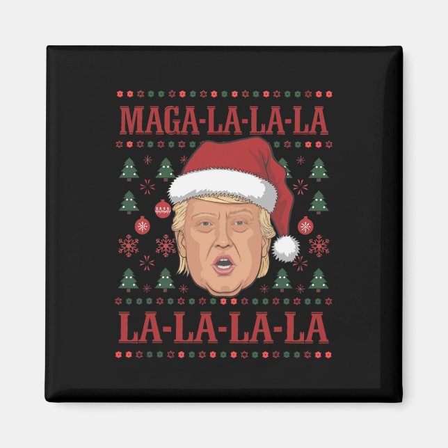 Íman La La Donald Trump Potus 47 Natal Feio 2 (Frente)