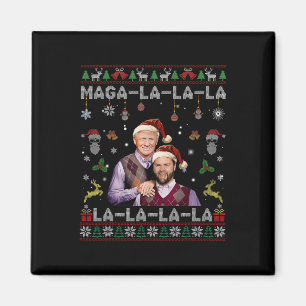 Íman La La Donald Trump Potus 47 Ugly Christmas Swea