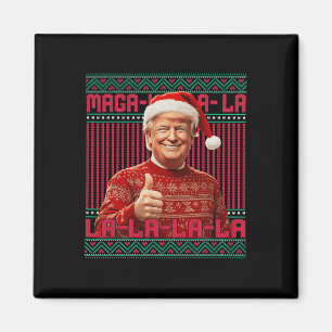 Íman La La Donald Trump Potus 47 Ugly Christmas Swea