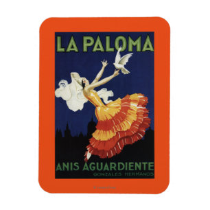 Íman La Paloma - promocional de Aguardiente dos Anis