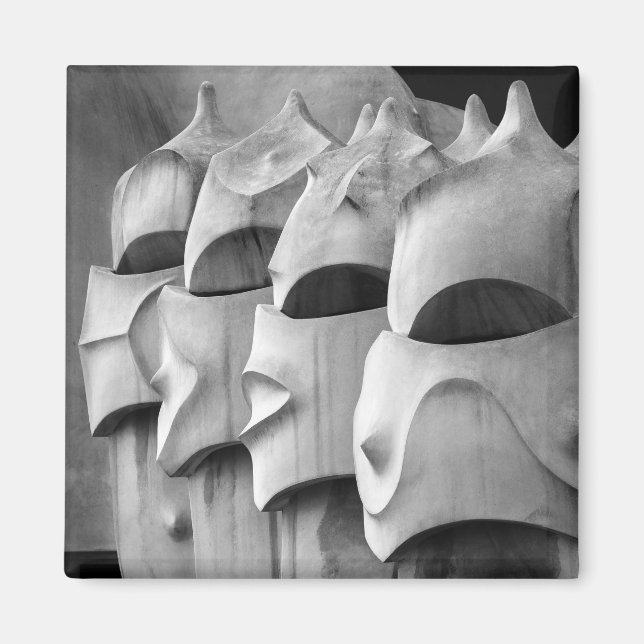 Íman La Pedrera Chimney Magnet (Frente)