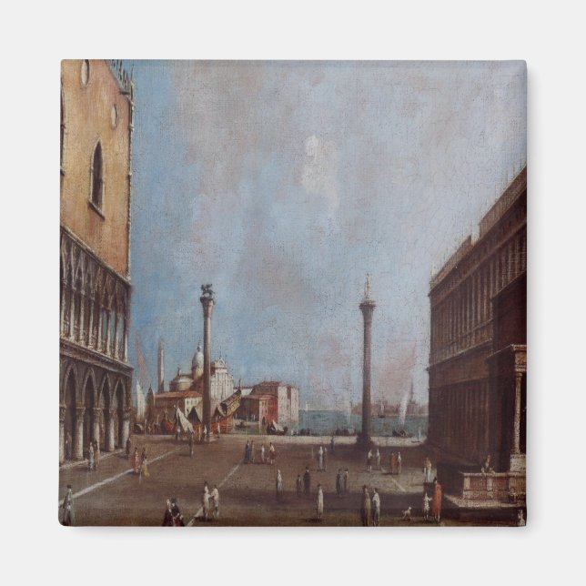 Íman "La Piazetta Verso L'Isola san Giorgi" (Frente)