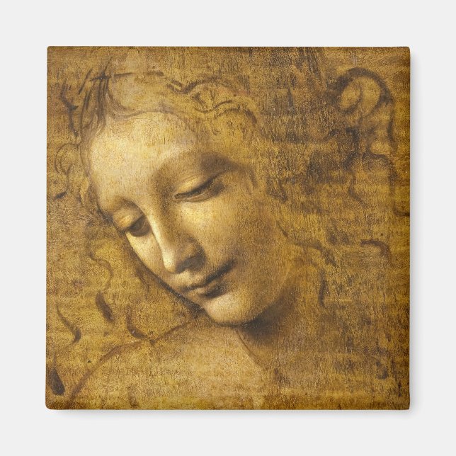 Íman La Scapigliata, 1508 por Leonardo da Vinci (Frente)