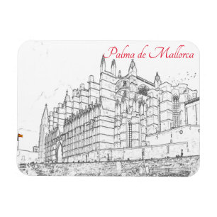 Íman La Seu, a Catedral de Palma de Maiorca - Espanha