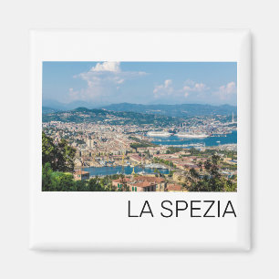 Íman La Spezia Cityscape Liguria Itália Holiday Souveni