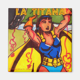 Íman La Titaña - O Mistério Girls Super Heroine
