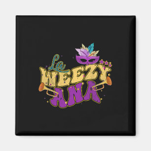 Íman La Weezy Ana Groovy Mardi Gras Louisiana Homens Mu