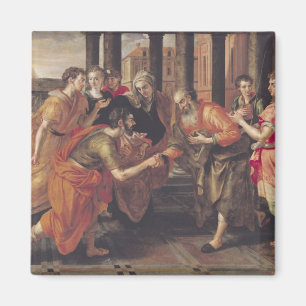 Íman Laban que apresenta Eliezer a seu pai, 1562