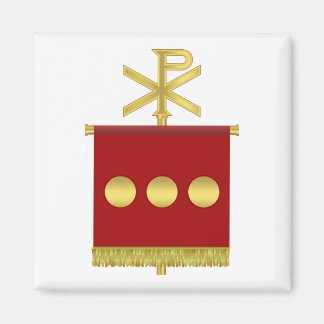 Íman Labarum com ímã Chi Rho