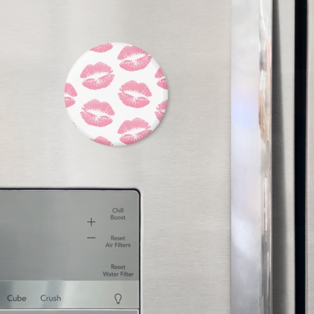Íman Lábios Rosa, Padrão De Lábios, Batom Rosa, Beijo (In Situ (Fridge))