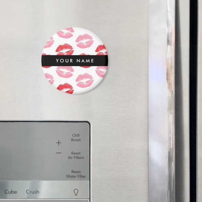 Íman Lábios Vermelhos, Lábios Rosa, Beijo, Seu Nome, Pe (In Situ (Fridge))