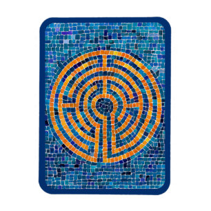 Íman LABIRINTO IV Ímã Flexível 3x4 - Azul