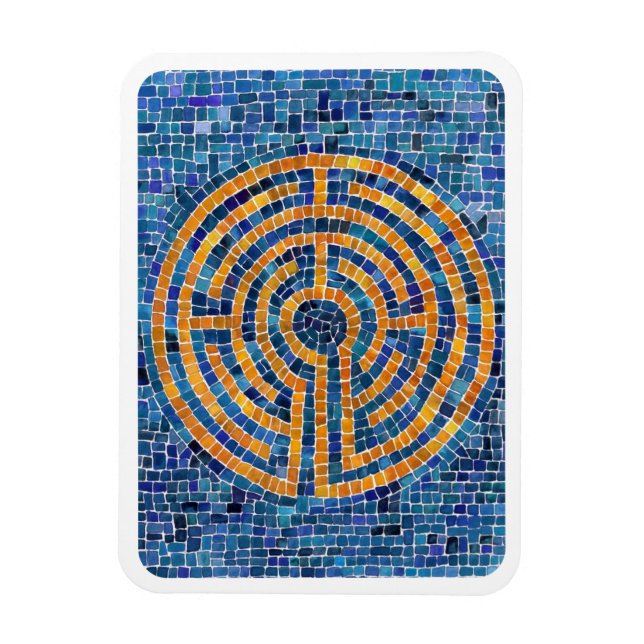 Íman LABIRINTO IV Ímã Flexível 3x4 - Branco (Vertical)