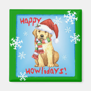 Íman Laboratório Amarelo Feliz Howlidays