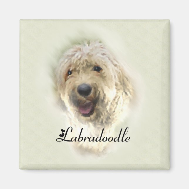 Íman Labradoodle Lovers Gifts (Frente)