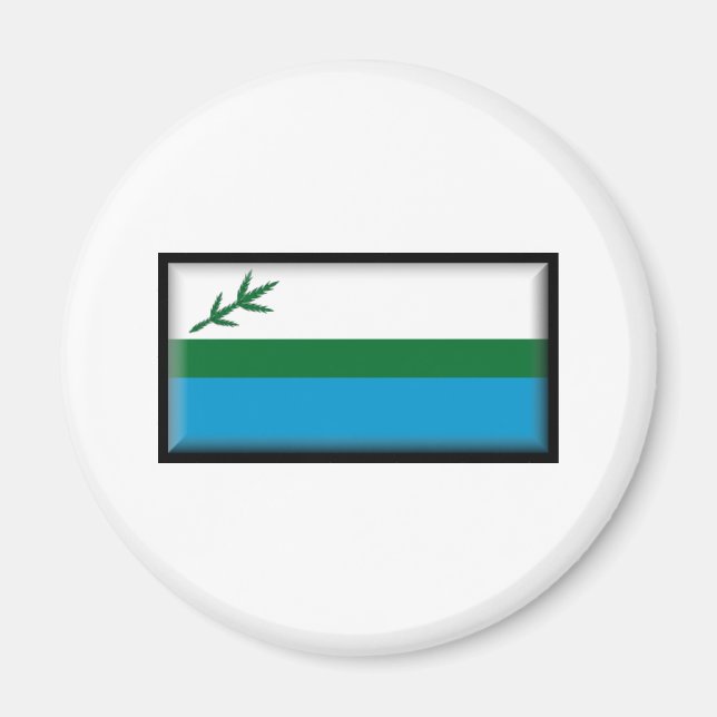 Íman Labrador Flag (Frente)