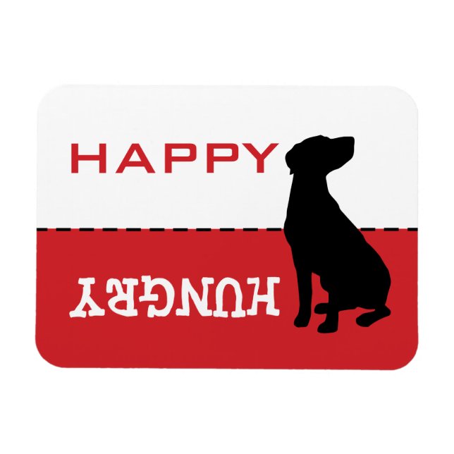 Íman Labrador Lab Catahoula Alimenta-Me Sinal De Magnet (Horizontal)