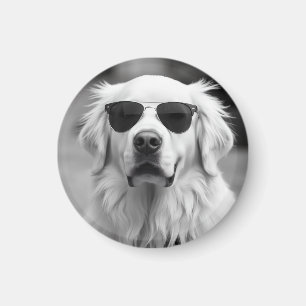 Íman Labrador Legal com Óculos de Sol – Design de Cacho
