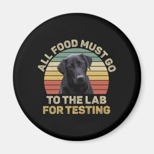 Íman Labrador Oferece Toda A Comida Que Deve Ir Ao Labo