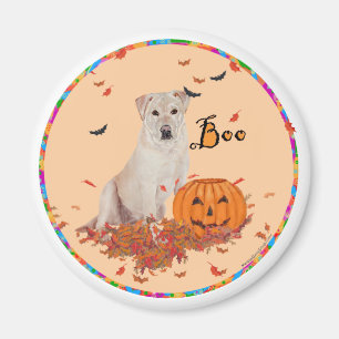 Íman Labrador Retriever Amarelo de Halloween